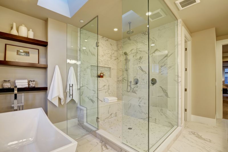 Spacious Shower Enclosure